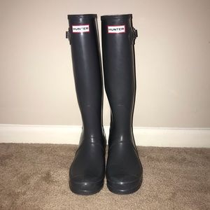 Gray Hunter boots